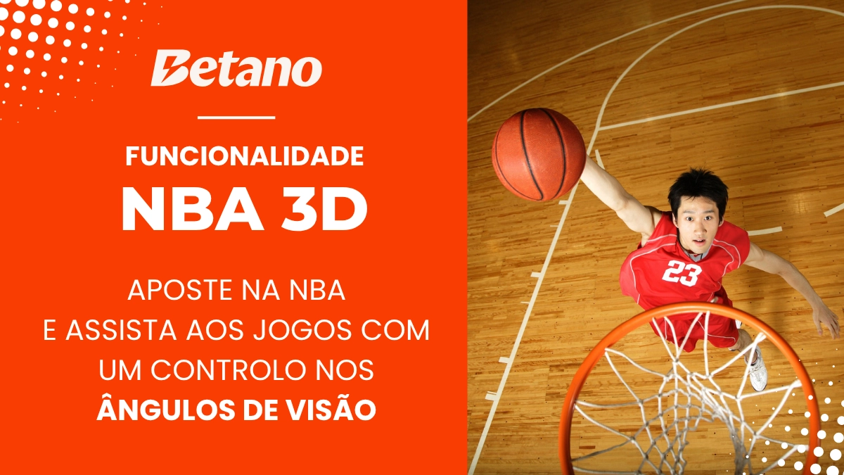 NBA 3D na Betano.pt