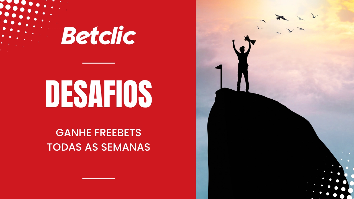 Ganhe apostas grátis com os Desafios