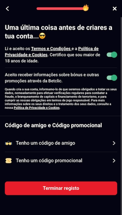 Código promocional Betclic - 3
