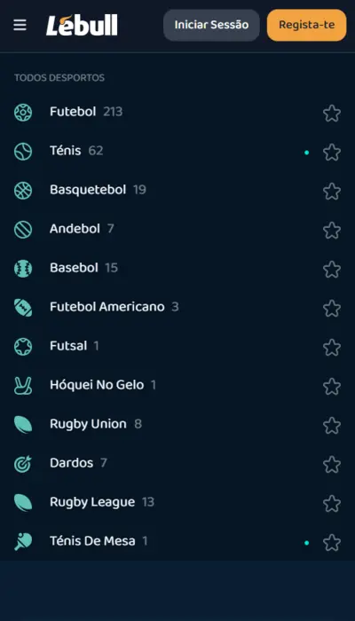 Lebull futebol: toda a oferta