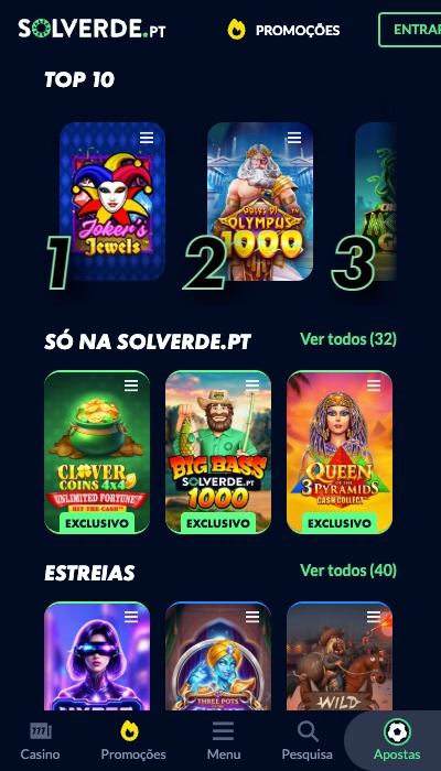 Bónus Solverde Casino - Home