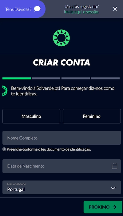 Código promocional Solverde - 1