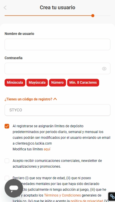 Código promocional Luckia - 4