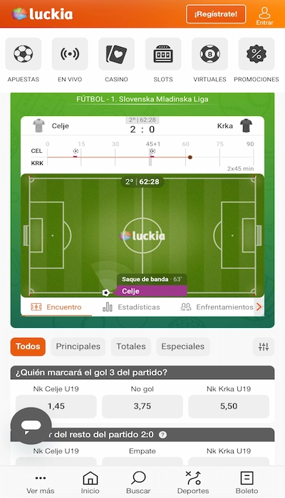 Luckia en vivo