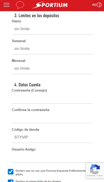 Código promocional Sportium - 4