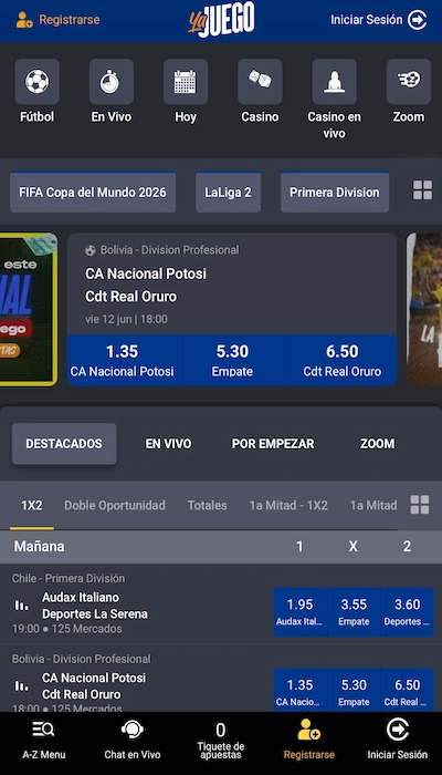 Yajuego página principal