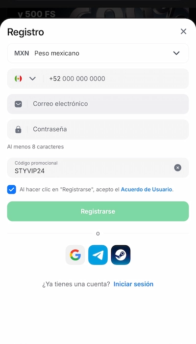 Código promocional 1Win - 2