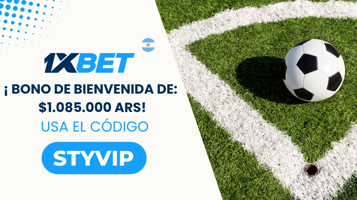 Bono de bienvenida 1xBET 140%