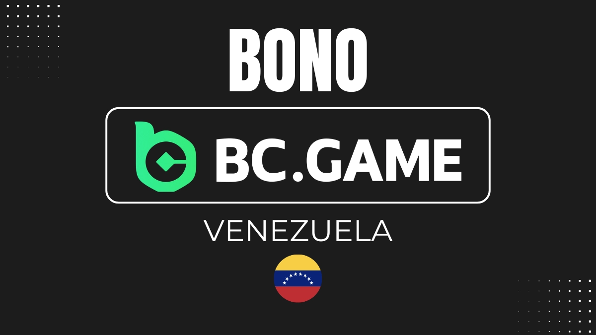 Bono de bienvenida BC game Venezuela