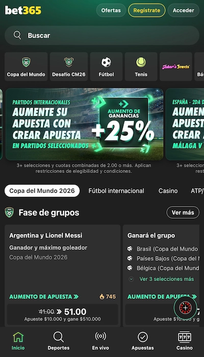 Bet365 página principal