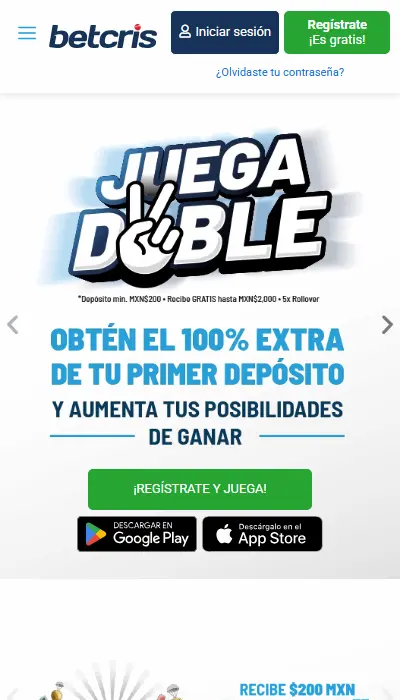 Código promocional Betcris - 1