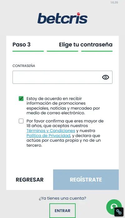 Código promocional Betcris - 4