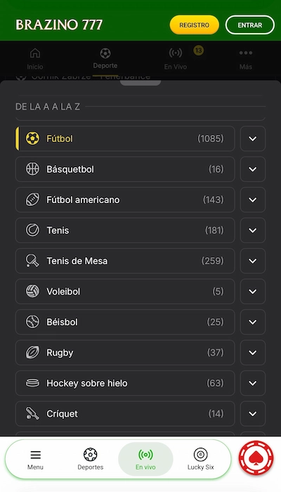 Fútbol Brazino777 Latam