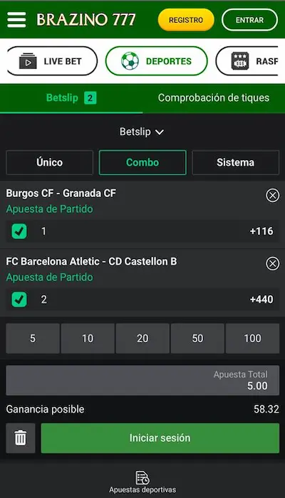Brazino777 combinadas