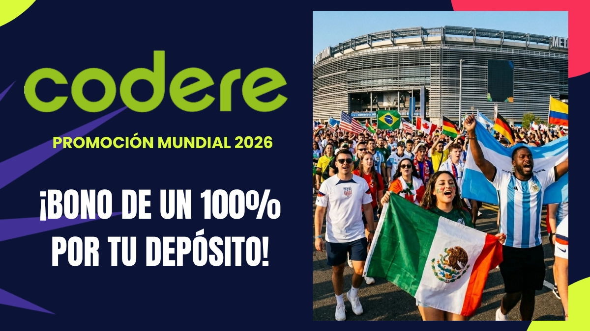 Promoción del Mundial - Codere - Bono de bienvenida