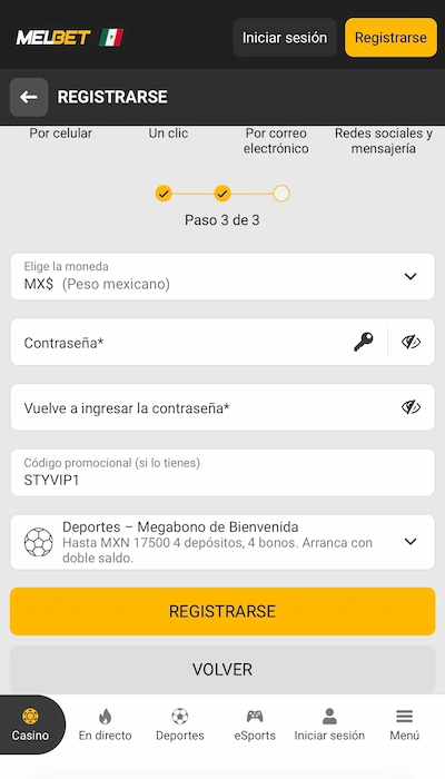 Código promocional Melbet - 3