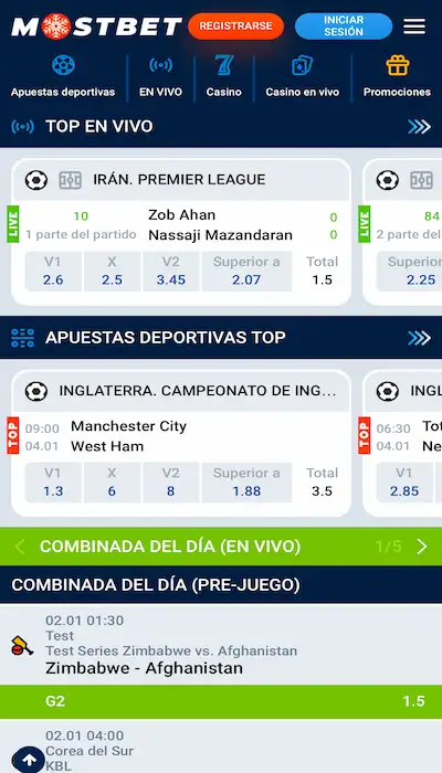 Código promocional Mostbet - 1