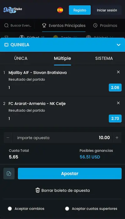 Mystake combinadas