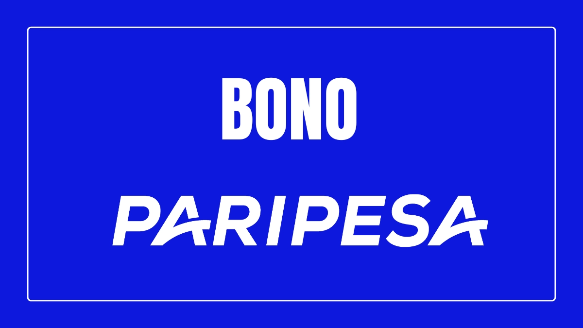 Bono de bienvenida Paripesa