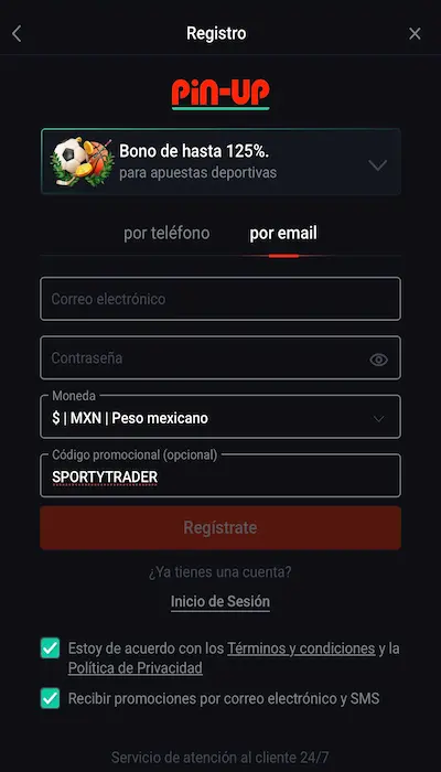 Código promocional Pin-up Bet - 2