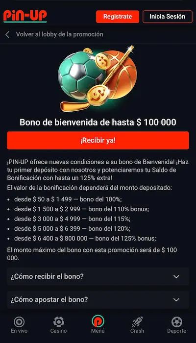 Código promocional Pin-up Bet - 3