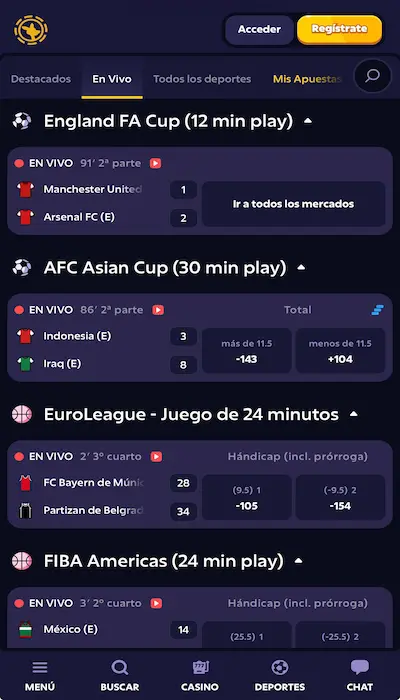Apuestas en vivo - roobet Live