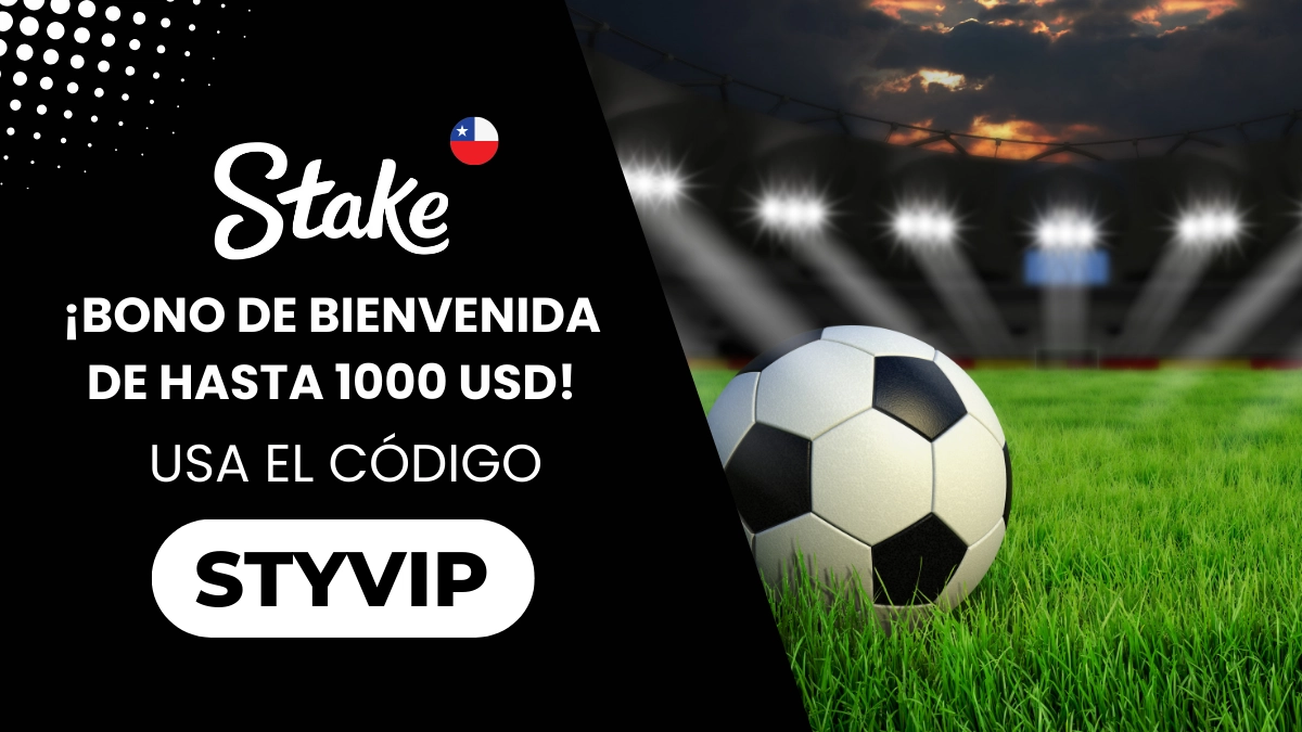 Bono de bienvenida Stake 200% Chile