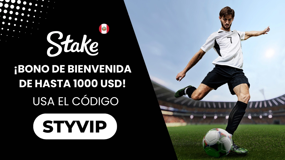 Bono de bienvenida Stake Perú 200%
