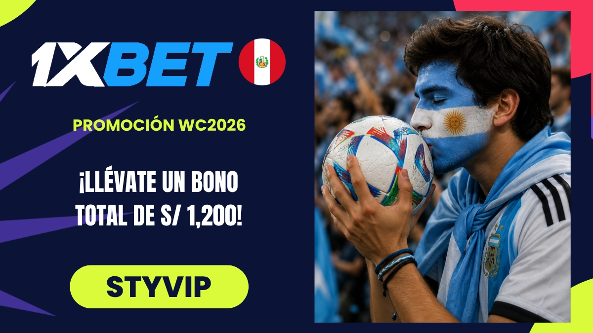 'Promoción del Mundial - 1xbet - Bono de bienvenida'