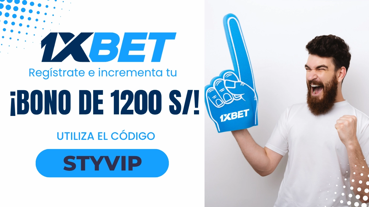 1xBet Perú - Bono de bienvenida