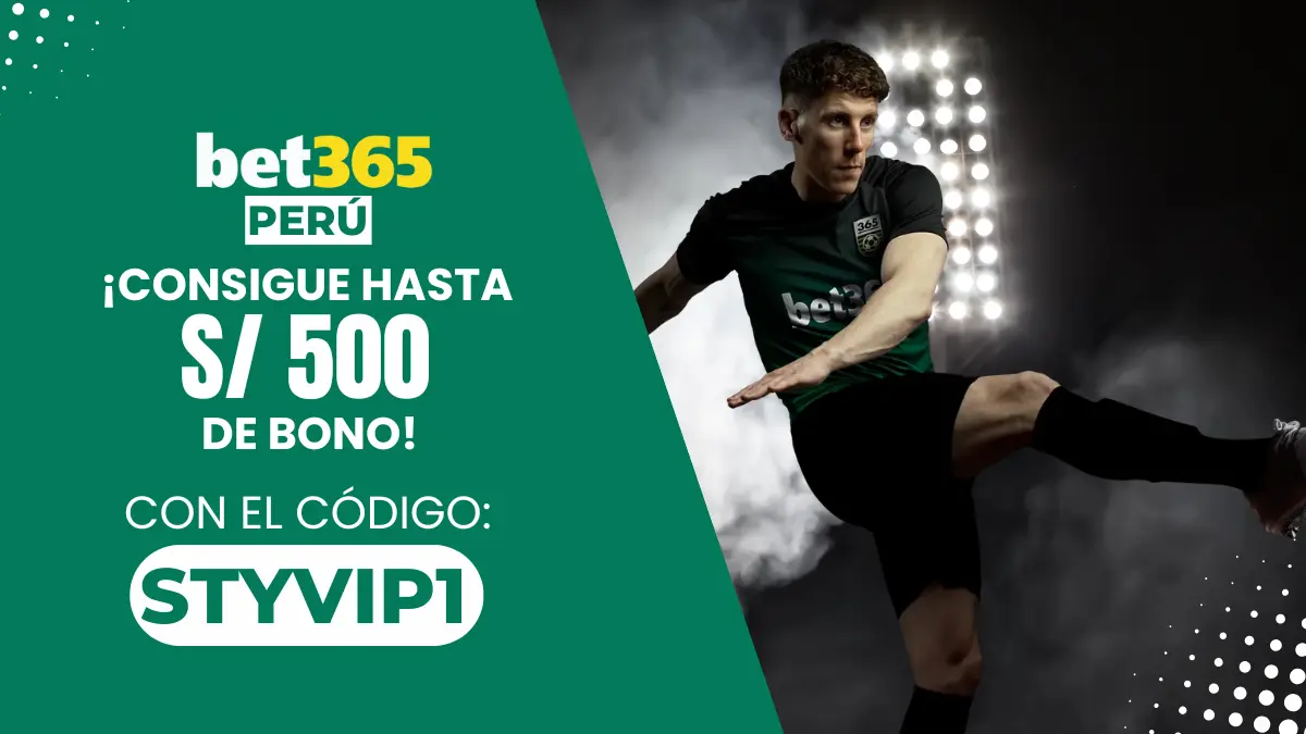 Promoción de bienvenida Bet365 Perú 