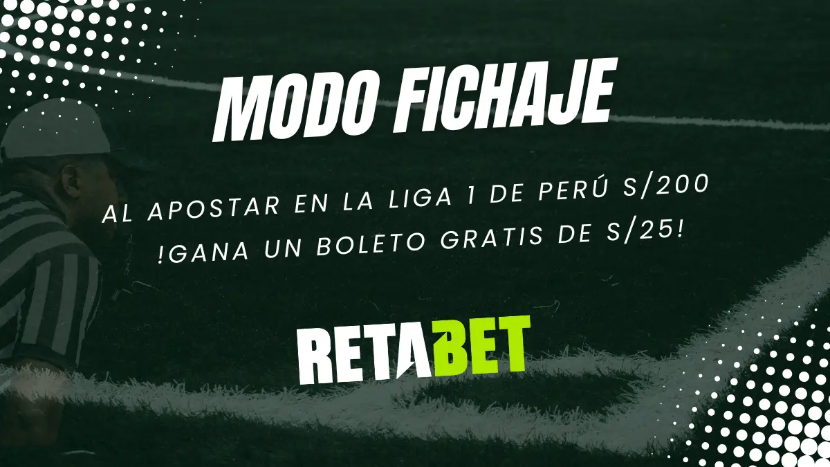Bono de nuevo fichaje en retabet peru