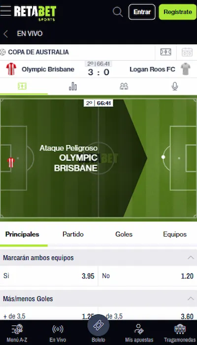 Retabet en vivo