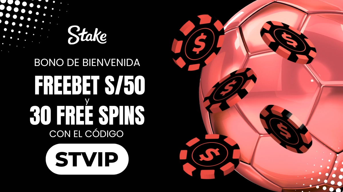 Doble bono de nuevo usuario Stake Perú