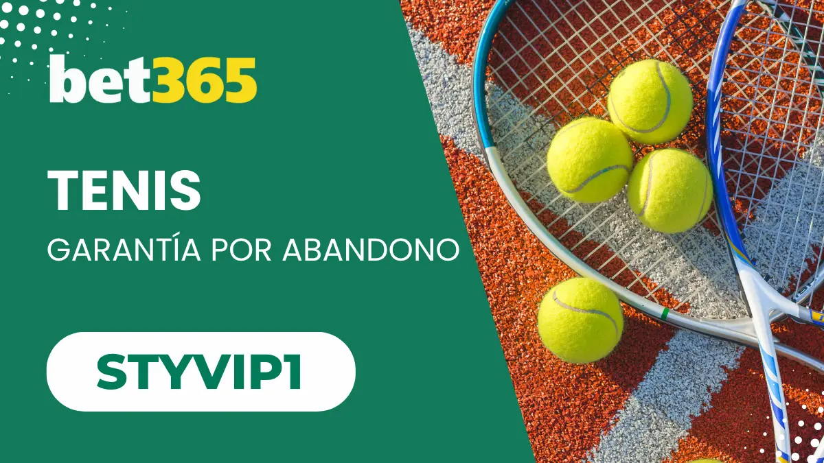 Bet365 oferta una garantía por abandono en tenis