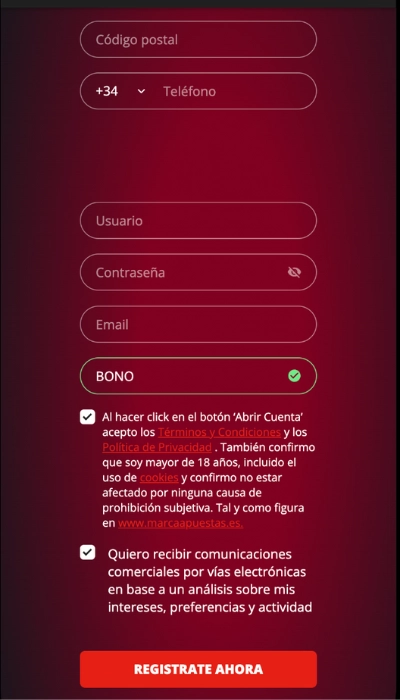 Código promocional MARCA apuestas - 3