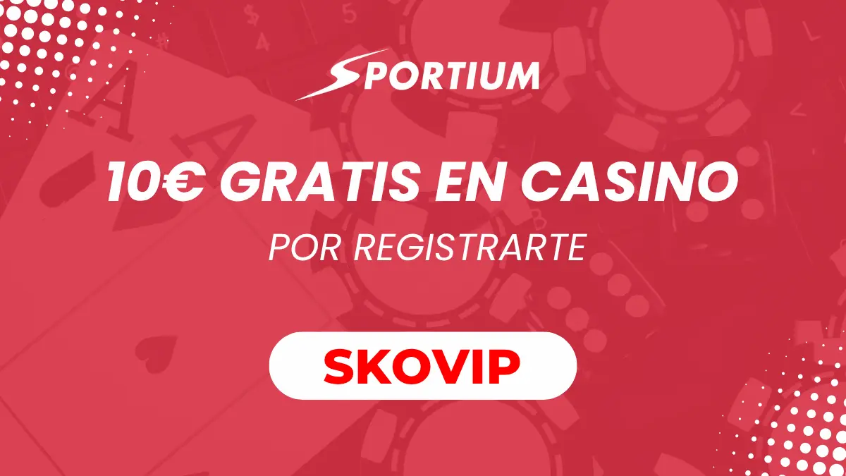 Sportium - Obtén un bono de 10 euros al registrarte