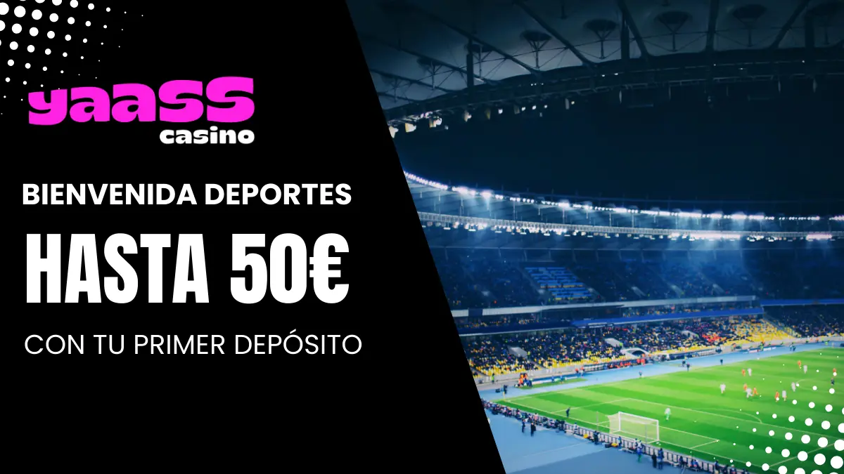 Bono bienvenida deportes hasta 50€