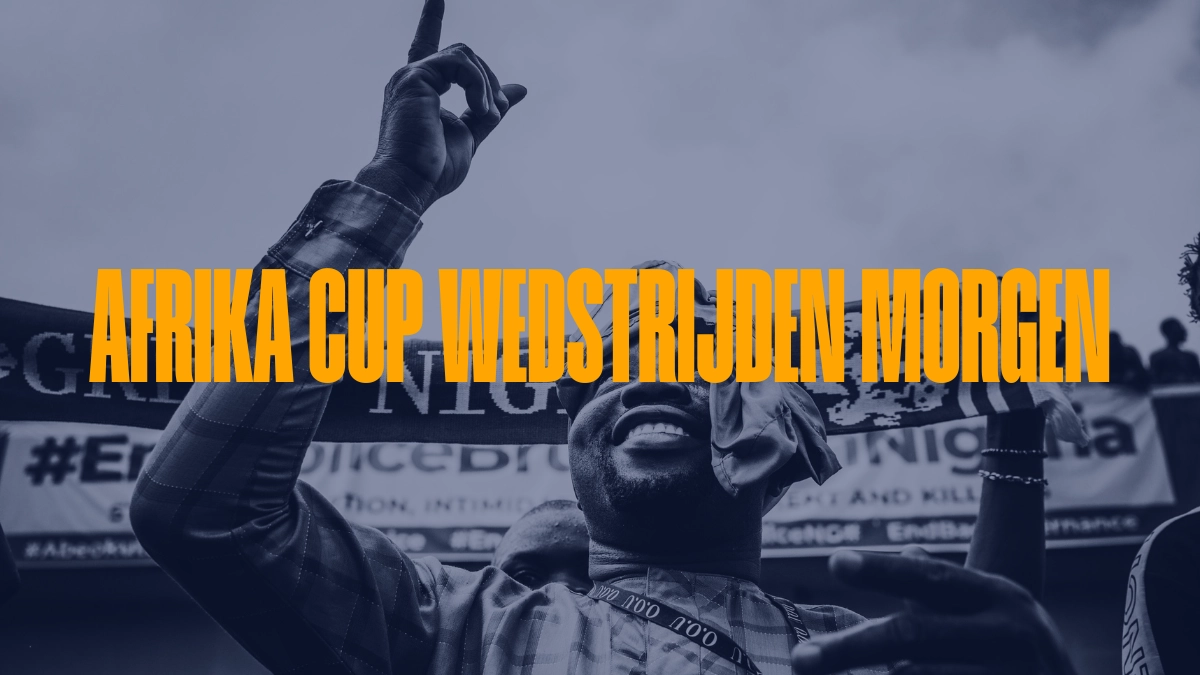 Afrika Cup morgen - voetbalwedstrijden