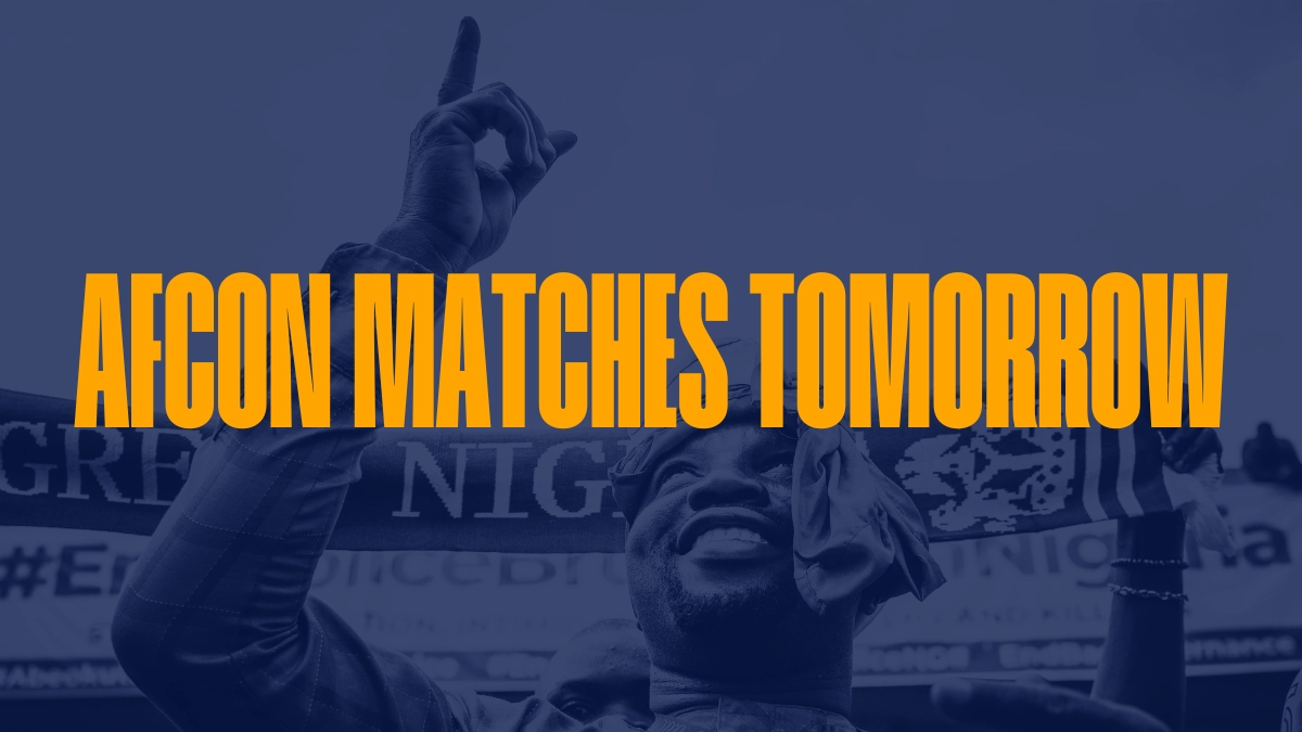 AFCON matches tomorrow