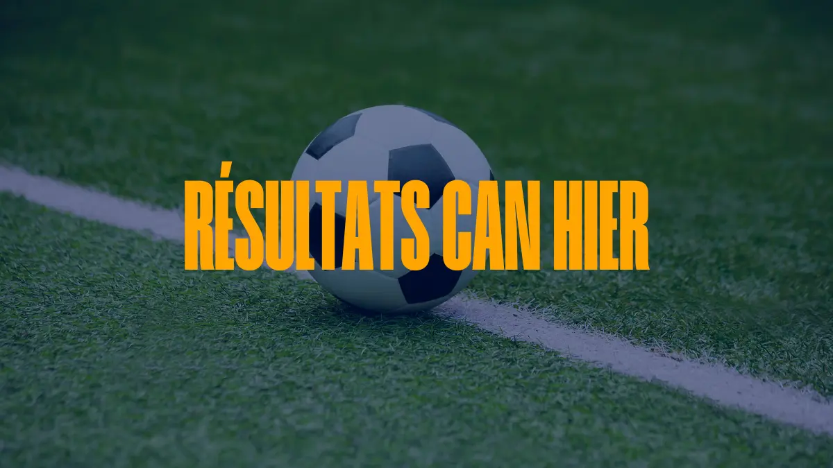 Résultats CAN hier - Football