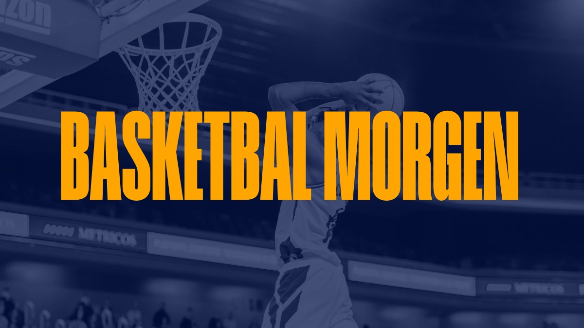 De basketbal wedstrijden van morgen