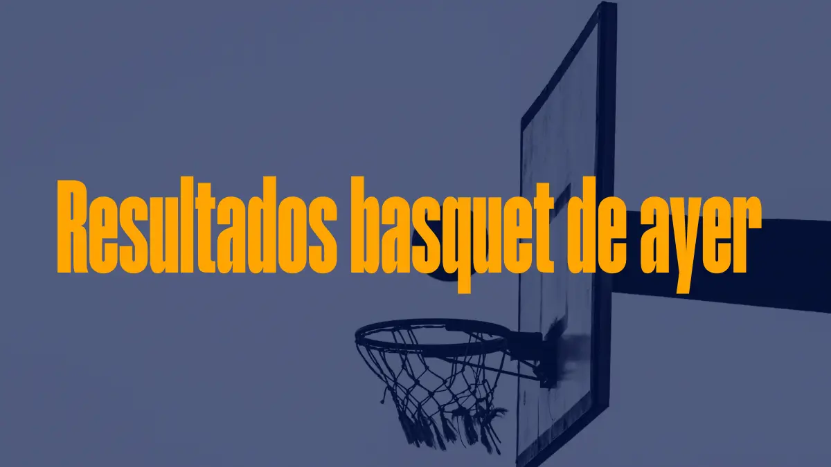  Marcadores de basquet ayer