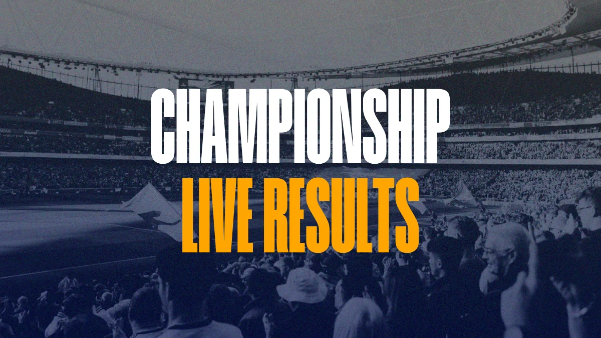 Championship live results