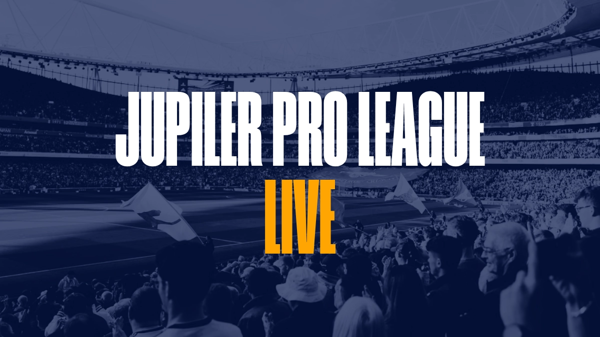 Jupiler Pro League - live volgen