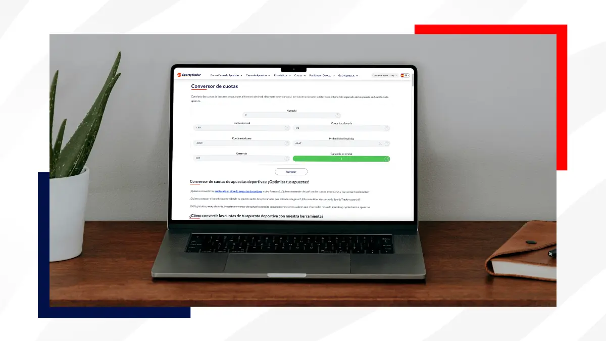 Convertidor de cuotas de las apuestas deportivas