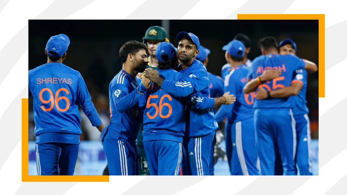 image Cricket: India clinch 2-1 series victory in Brisbane after final T20I match abandoned due to rain