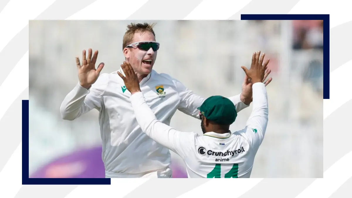 image Cricket: Simon Harmer leads South Africa to first Test win in India in 15 years