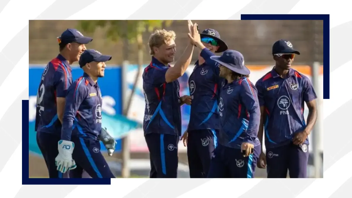 image Namibia Pull Off Stunning Upset To Beat South Africa in Tri-Series Opener