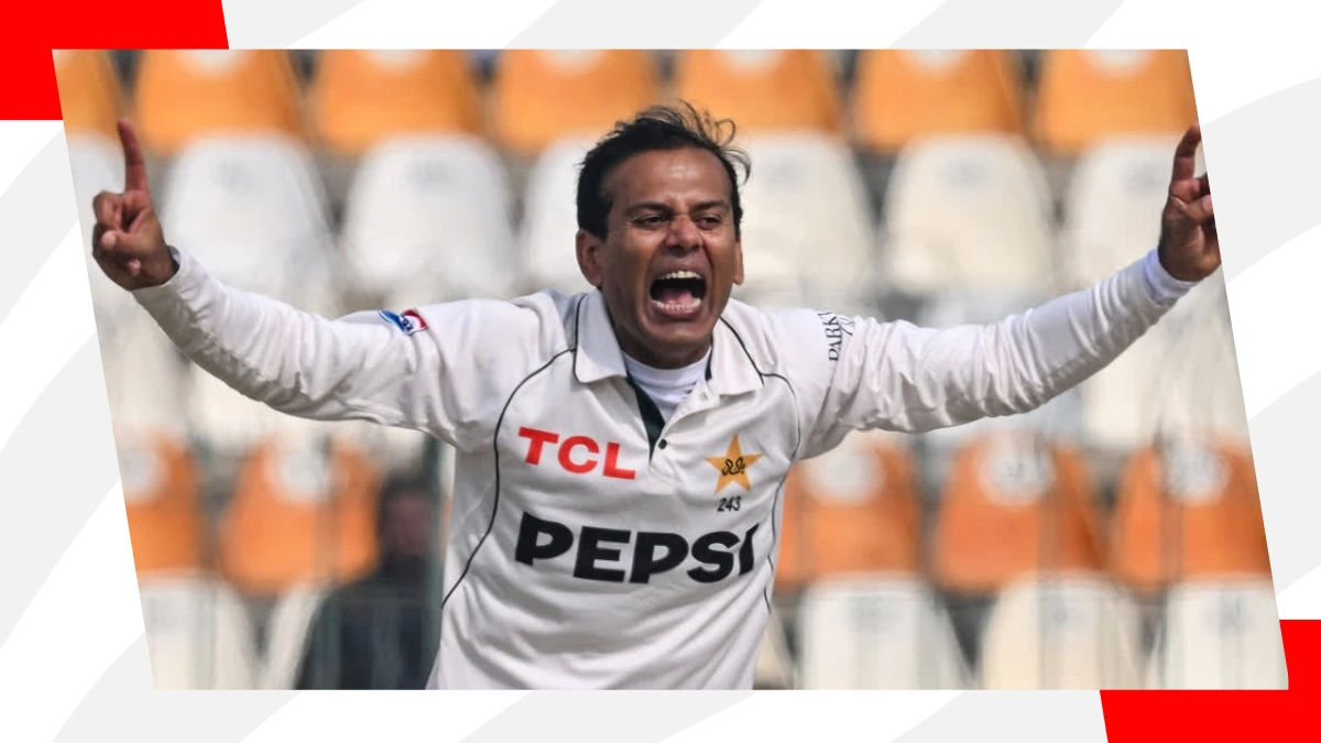 image Pakistan's Noman Ali eyes historic hat‑trick vs West Indies in 2025 Tour